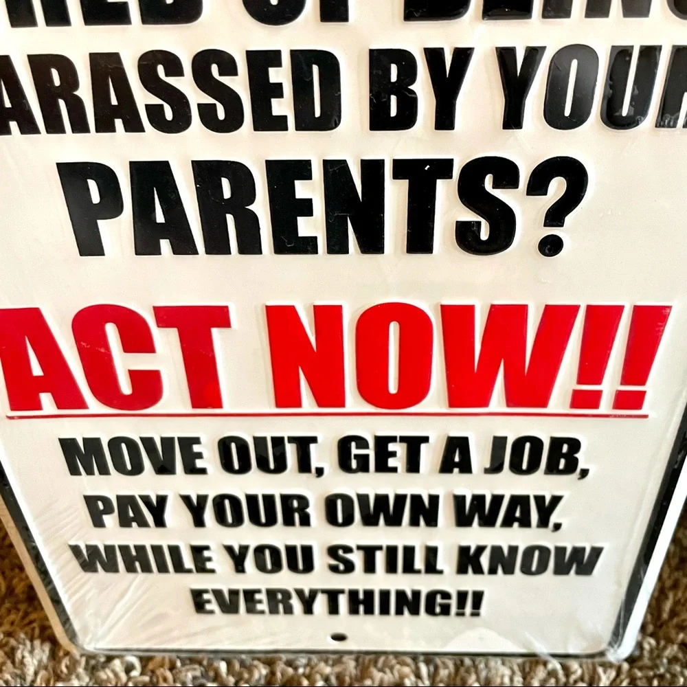 NEW Teenagers Metal Sign